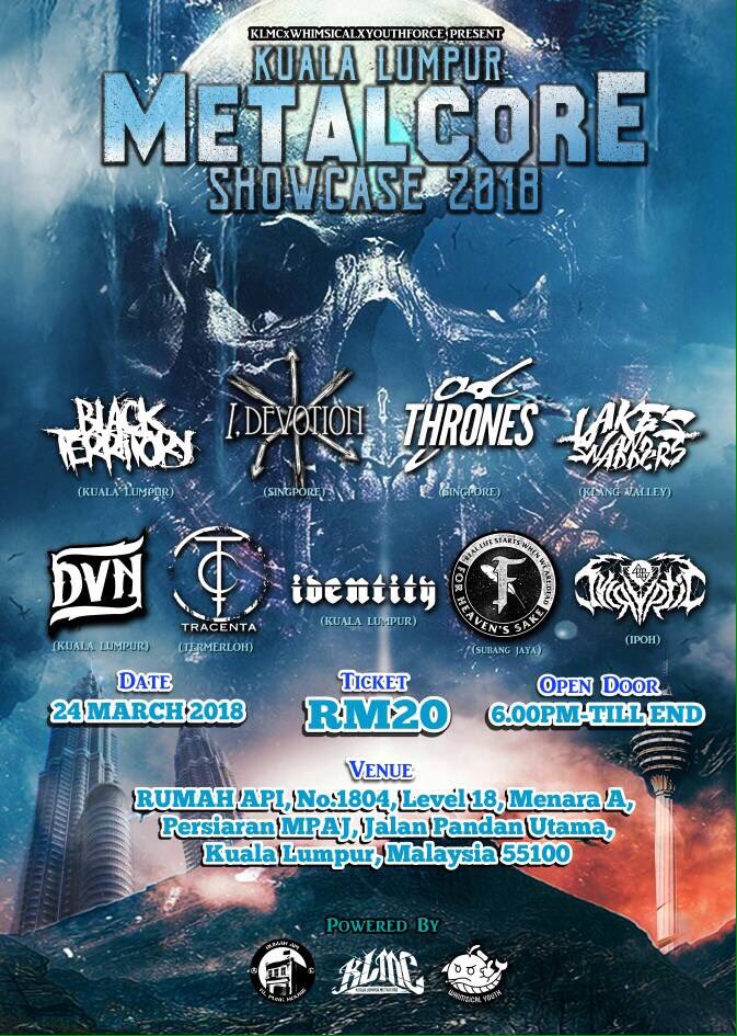 cycrypticult's tweet photo. Hey everyone! We are going to perform at @rumah_api for Kuala Lumpur Metalcore Showcase 2018! See you guys there! #KLMC #cycryptic #zygomorphic 🔥🔥 https://t.co/A09dxZ9t9I