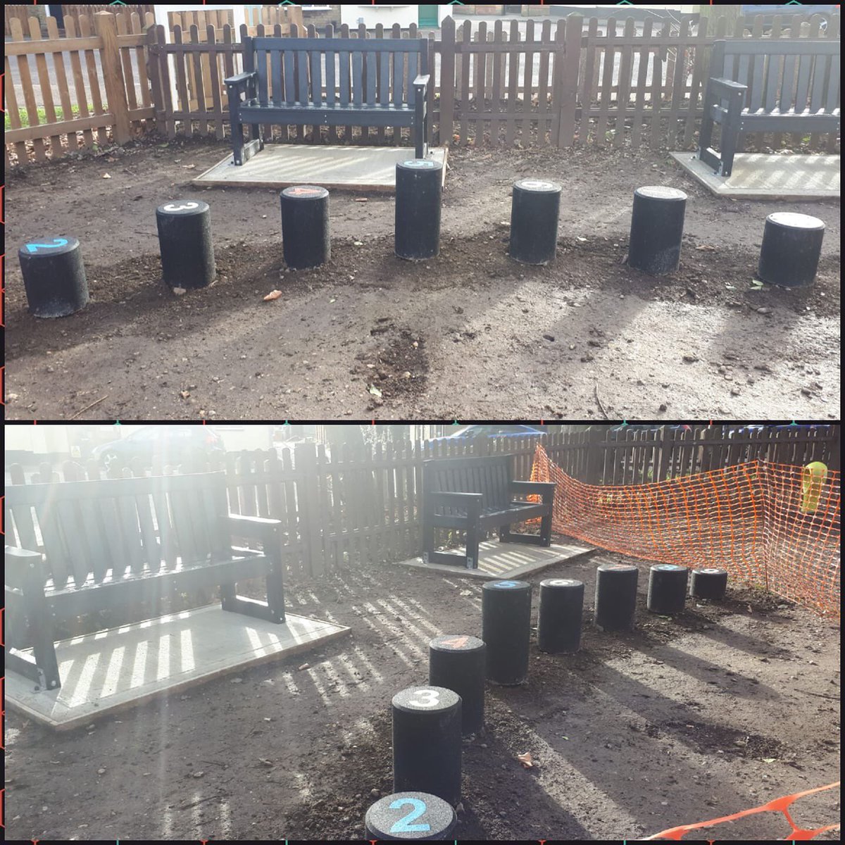 WansteadPlay's tweet image. Visitors to the playground this week may have clocked some activity going on. Thanks in part to last year's Coop Community Fund, we had a final small pot of cash to spend. More seating, stepping stones and some new flooring. #Thecoopway