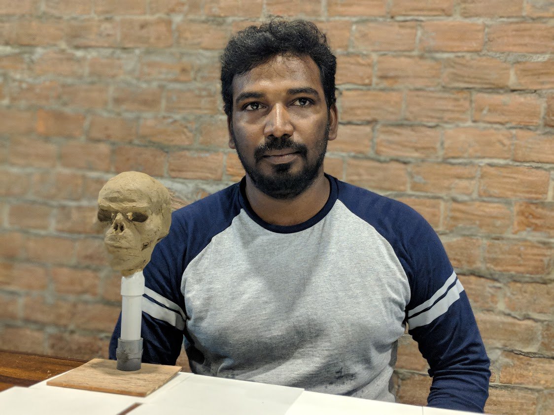 BOTVFX_Careers's tweet photo. There's nothing more interesting than the landscape of the human face", Today's BOT Lab Session held on Clay Sculpting had some amazing enthusiasm and participation #BOTVFX #BOTLAB #SculptingWorkshop https://t.co/pRAVhIhJoT