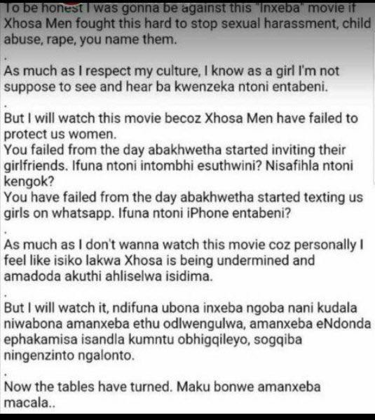 AdvoBarryRoux's tweet image. Hebanna #Inxeba