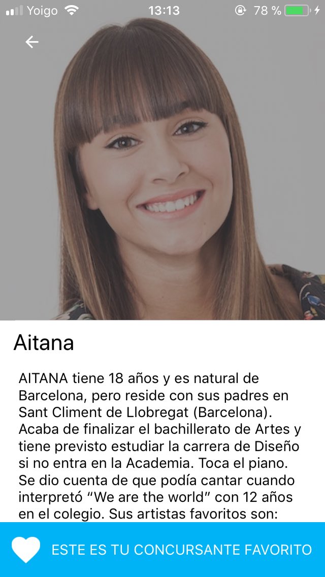 mariavaliente12's tweet photo. El pan de cada día 🤗 @Aitana_ot2017 https://t.co/ha3Z19JqXI