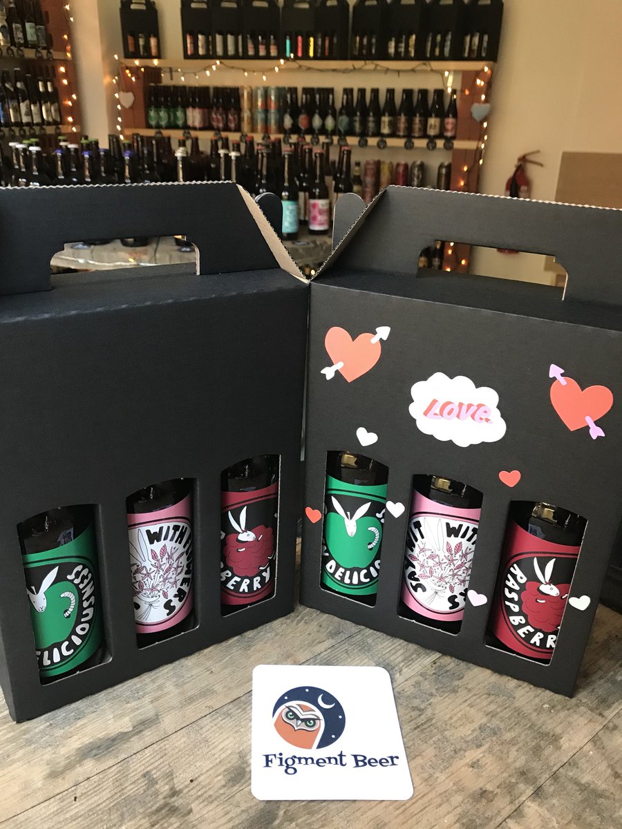 FigmentBeer's tweet photo. Special Valentine’s Day offer! Mad Hatter gift boxes now only £7.50! Choose between decorated or plain gift box.
Golden Deliciousness-golden Apple ale 4.1%
Say Wit With Flowers-coffee flower wit 4.5%
Raspberry Tipple-raspberry stout 6.3%
#CathedralQuarter https://t.co/LBnjAxz0ts