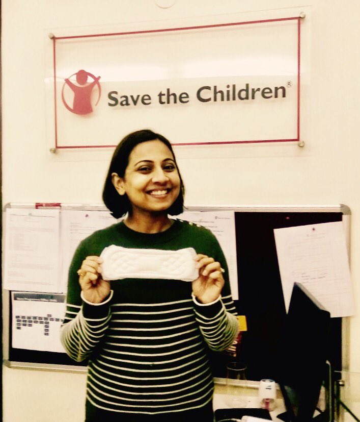 sabharwal_neha's tweet photo. thanks @devendratak @pragyavats 4 #PadManChallenge:Yes,that’s a pad in my hand n there is nothing shameful about it. @debnathmintu16 
Say #BootoTaboo end#PeriodPoverty. NO shame, #menstrualhygiene 
I challenge @hirajatsachdeva @Stephanie_sml @GeetaLama take pic with a Pad &amp; post https://t.co/QwIAWlZ1od