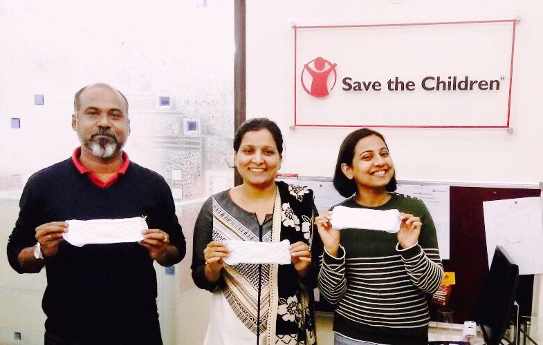 sabharwal_neha's tweet photo. thanks @devendratak @pragyavats 4 #PadManChallenge:Yes,that’s a pad in my hand n there is nothing shameful about it. @debnathmintu16 
Say #BootoTaboo end#PeriodPoverty. NO shame, #menstrualhygiene 
I challenge @hirajatsachdeva @Stephanie_sml @GeetaLama take pic with a Pad &amp; post https://t.co/QwIAWlZ1od