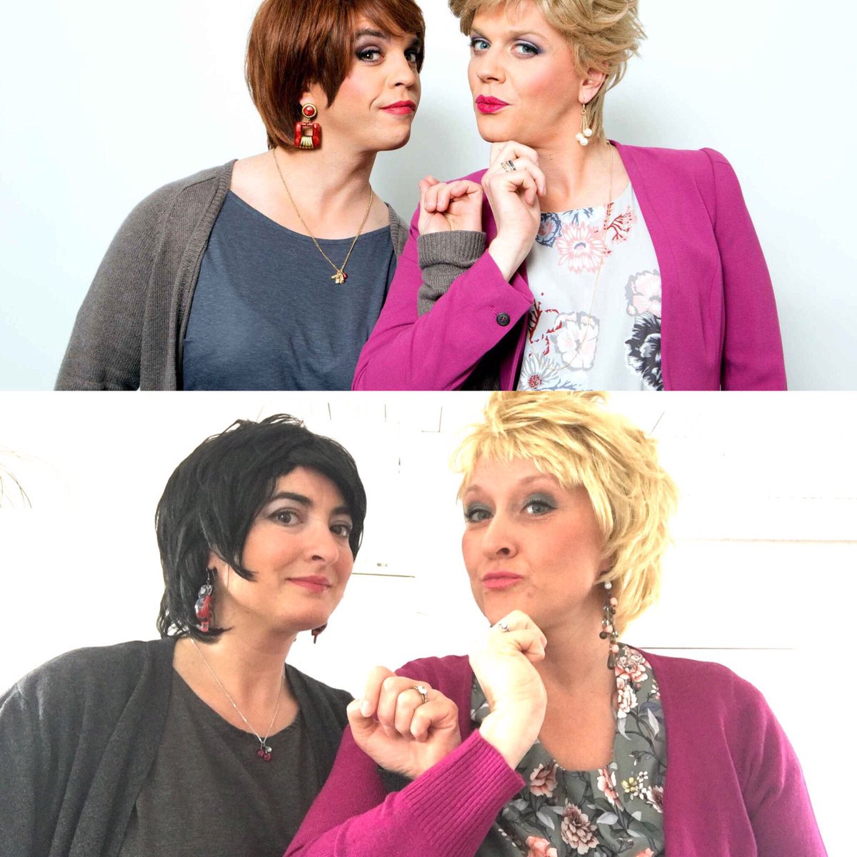 **** Les presque stars ****
Aujourd'hui, on vous a offert Les presque Catherine et Liliane sur un plateau !!!! <a href="/CatheEtLiliane/">Catherine et Liliane</a> ❤️❤️❤️