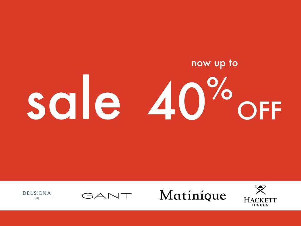 Westdaw Menswear (@westdawmenswear) on Twitter photo #Menswear #bargain? Hurry then, Westdaw Menswear (up to) 40% off #Sale ends Thursday 8th Feb!
<a href="/GANT1949/">GANT</a> <a href="/HackettLondon/">hackettlondon</a> <a href="/InWearMatinique/">InWear / Matinique</a> <a href="/delsiena/">DelSiena Group </a> <a href="/JohnSmedley/">John Smedley</a> <a href="/Nigelhalldesign/">Nigel Hall Menswear</a>
small to XXL #jumper #shirt #polo #jeans #chino #coat #jacket #premium #Dorking #shopdorking #indie #Menswear #bargain? Hurry then, Westdaw Menswear (up to) 40% off #Sale ends Thursday 8th Feb!
<a href="/GANT1949/">GANT</a> <a href="/HackettLondon/">hackettlondon</a> <a href="/InWearMatinique/">InWear / Matinique</a> <a href="/delsiena/">DelSiena Group </a> <a href="/JohnSmedley/">John Smedley</a> <a href="/Nigelhalldesign/">Nigel Hall Menswear</a>
small to XXL #jumper #shirt #polo #jeans #chino #coat #jacket #premium #Dorking #shopdorking #indie