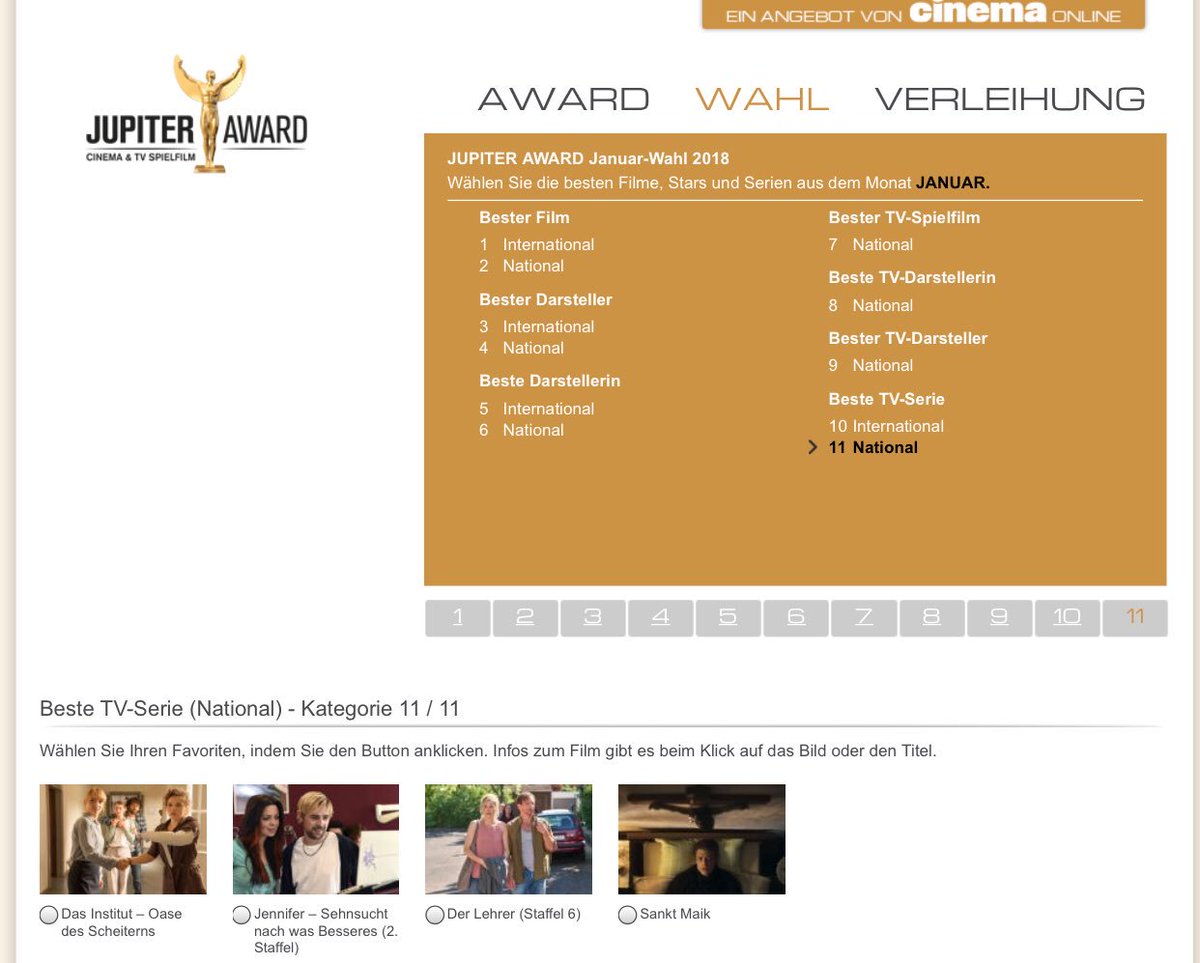 DanielDonskoy's tweet photo. @SanktMaik already scored it’s first nomination and I would Really appreciate your votes - BEST GERMAN TV SHOW 2018 at the #JupiterAwards https://t.co/9X3brADHY1 https://t.co/0gw2hbybIp