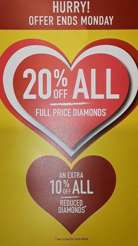 AndyHeptonstall's tweet photo. @hsamueljeweller @Freshney_Place_  Amazing offers #FridayFeeling #ValentinesDay https://t.co/lyVTOivdDI