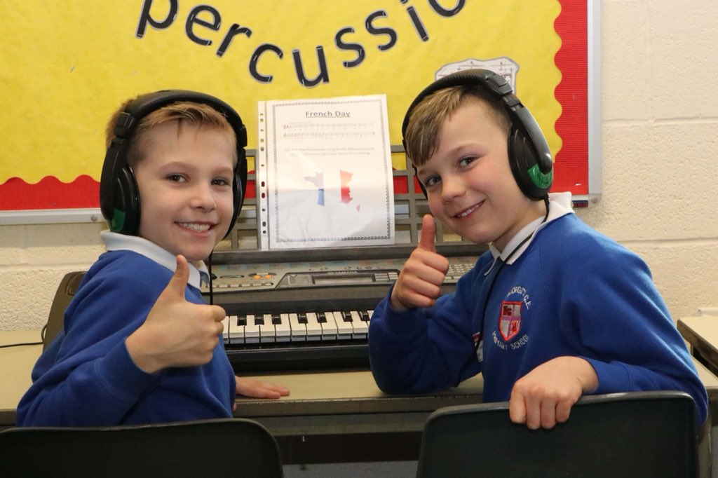 PingleAcademy's tweet photo. Hope #year5 are having a fun #frenchday @PingleAcademy #partnerprimary https://t.co/cHMfWF58PA