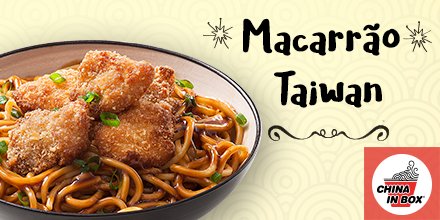 O que já era bom agora ficou MUITO melhor! Experimente essa novidade: macarrão com molho à base de shoyo nas versões frango ou lombo crispy.
#PedeUmChina #ChinaInBox
#MacarrãoOrientalTaiwan
bit.ly/1eD0Y0T