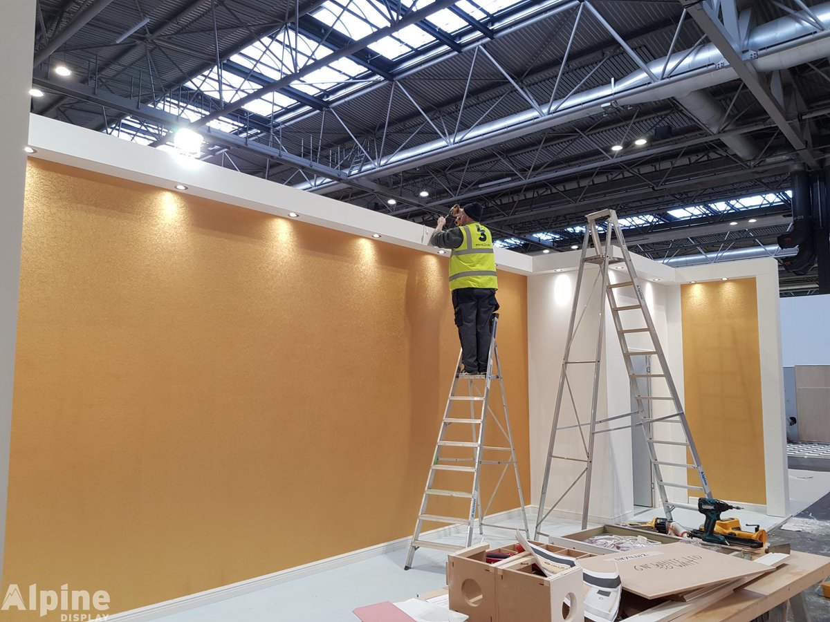 It's been a busy week for Alpine at the #NEC ahead of this year's #SpringFair setting up and building client stands in time for the show.
