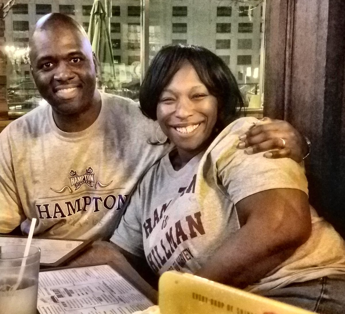 Seeing some old friends at the Honda Battle of the Bands 2018. David Booker and <a href="/Charae/">Charae</a> Metevia. Clarinet players from the Hampton  University Marching Force!  <a href="/HUMarchingForce/">HamptonU The FORCE</a>.

#HBOB <a href="/HamptonUTrain/">Hampton University</a> <a href="/_HamptonU/">Hampton University</a>