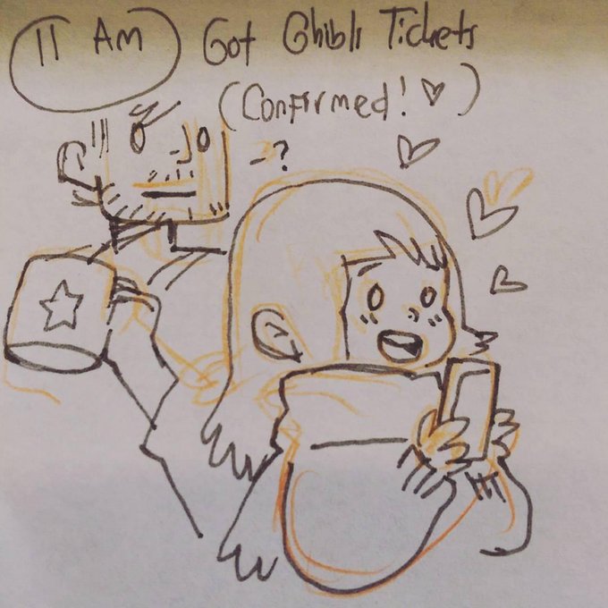 Part 2! I drew with whatever pens are around me. Sorry colour inconsistenties #hourlycomicday 