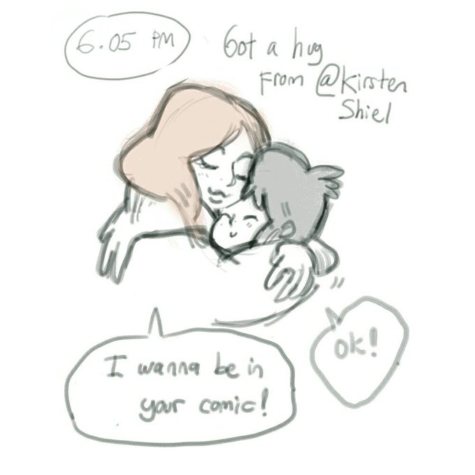 6.05 is a VERY important moment k? @KirstenShielART #hourlycomicday Part 4 