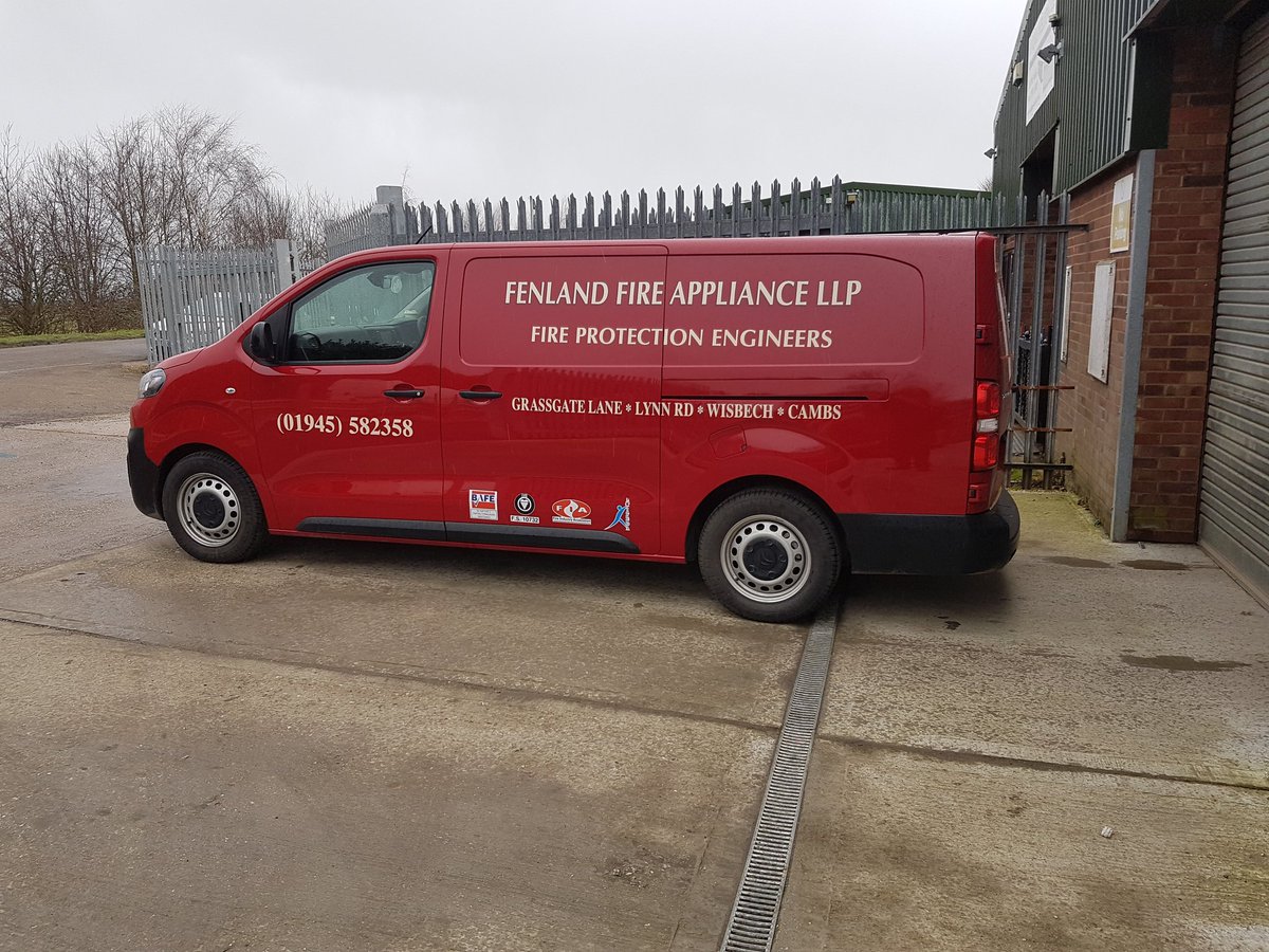 The new van all ready to go.