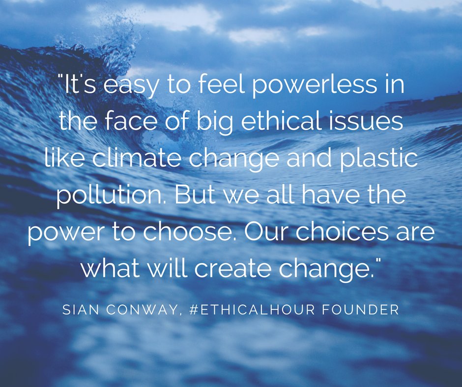 181streetcomms's tweet image. "It's easy to feel powerless in the face of big ethical issues like climate change and plastic pollution. But we all have the power to choose. Our choices are what will create change." #ethicalhour #ethicalliving