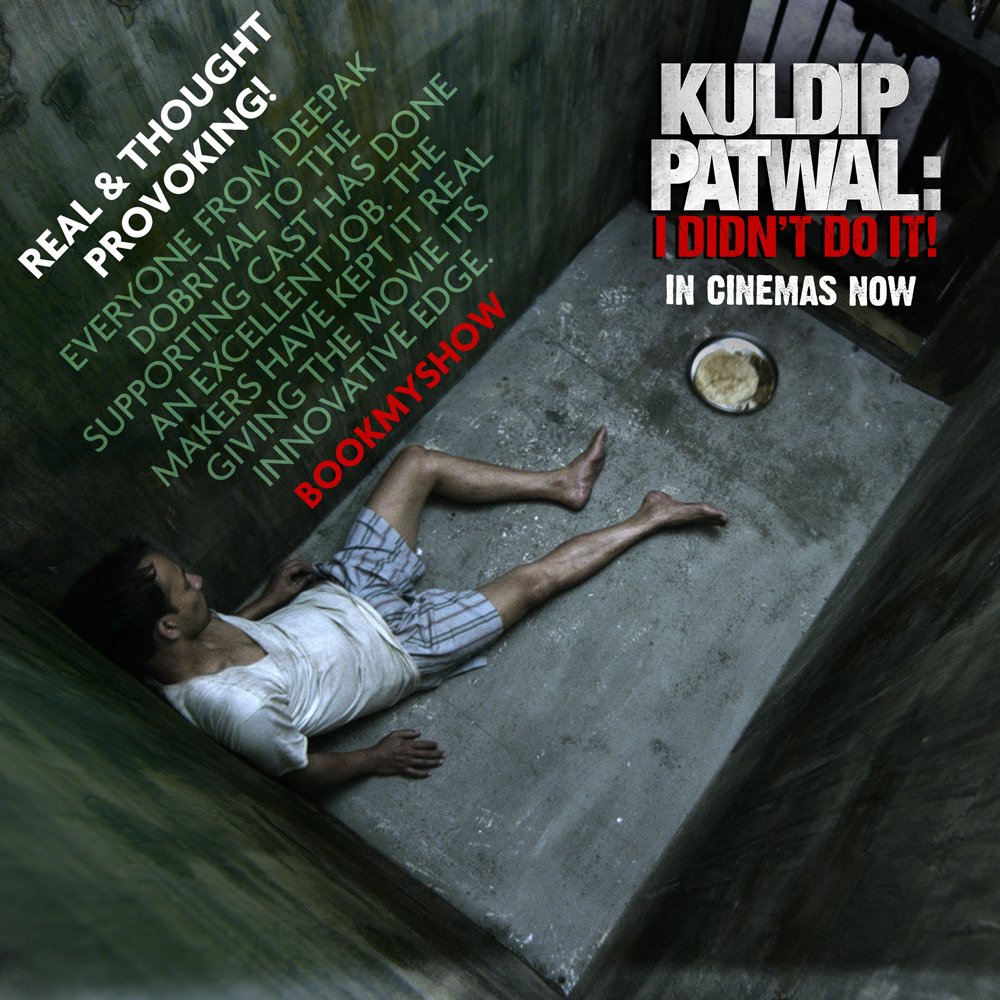KuldipPatwal's tweet photo. BookMyShow's recommendation for the week! Book tickets to watch Kuldip Patwal: I Didn't Do It! in cinemas today - https://t.co/5AUXooXYHv

#DeeakDobriyal #GulshanDevaiah #RaimaSen #KuldipPatwalIDidntDoIt https://t.co/4ulkDPTWOX