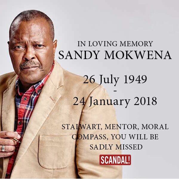etvTheFourOfUs's tweet photo. Thinking of the family, friends and colleagues of Sandy Mokwena as he is laid to rest today. #RIPSandyMokwena https://t.co/XUYNbCXVBM