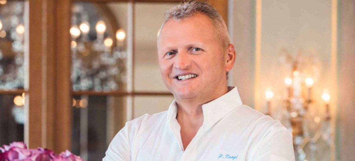 falstaff's tweet photo. Peter Knogl zählt zu den besten Schweizer Köchen. Jetzt im Portrait: https://t.co/wskhIy56y2 #falstaff #falstaffmagazin #peterknogl #schweiz #lestroisrois #basel #gourmet https://t.co/KOju5SqPX1