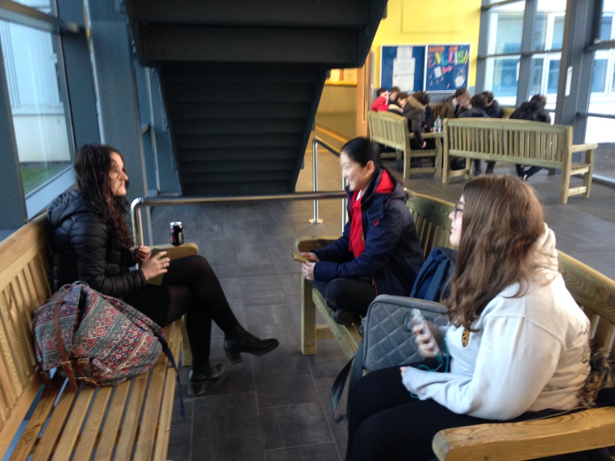 MsPrestonHT's tweet photo. Learners enjoying their new benches in social areas @official_DHS #bagsofhelp Thanks to @Tesco_Dalkeith @Tesco_Scotland @greenspacescotl https://t.co/aeHi2EPBC7 https://t.co/poehFXuaI9