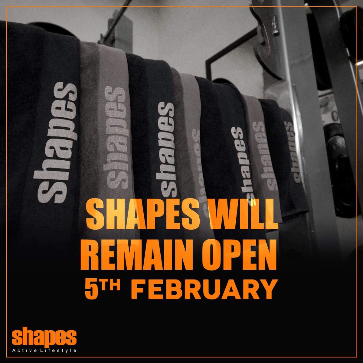 ShapesActive's tweet photo. Shapes (Gulberg &amp; DHA branch) will be open on 5th February, 2018 from 10 a.m. to 8 p.m. https://t.co/hrz7V1sxYi