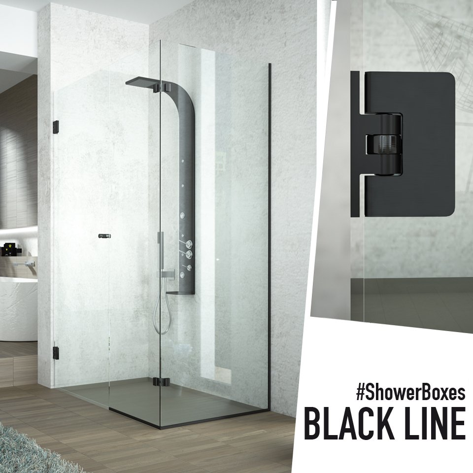 ColcomGroup's tweet photo. BLACK   LINE : black lacquered accessories  to create shower enclosures that meet current market trends. #design #innovation #interiordesign #door #glassdoors #doorhardware #glasshardware #showerbox
https://t.co/20fQWGOKDe https://t.co/On5sRiSLrK