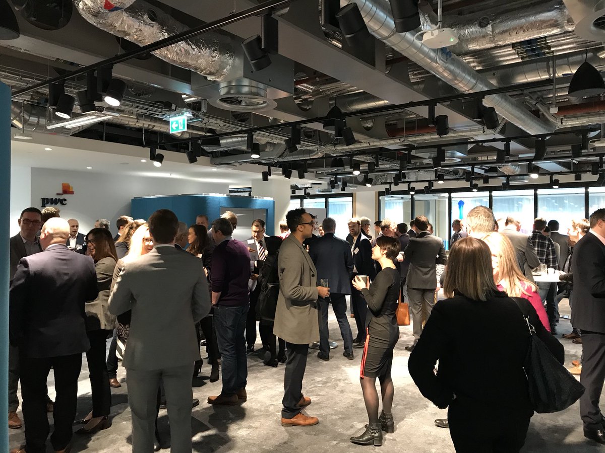PwC_North's tweet photo. It is a packed house at our #Retail &amp; #Consumer seminar covering: Christmas 2017 trading #AI #data #tech - opened by our NW retail leader @McTiffinNeil https://t.co/JRD3cAUUpz