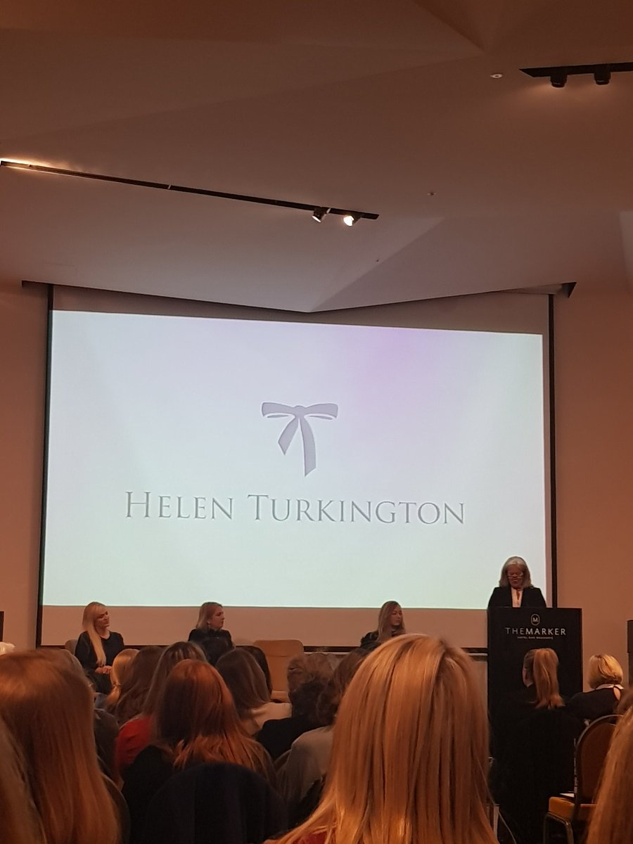 BeccaJaneRoche's tweet photo. Motivating @hturkington showing us how to make our mark, staying current while remaining timeless and elegant. Failure is unavoidable so embrace it.#imageNB https://t.co/d6Y1QEIoth