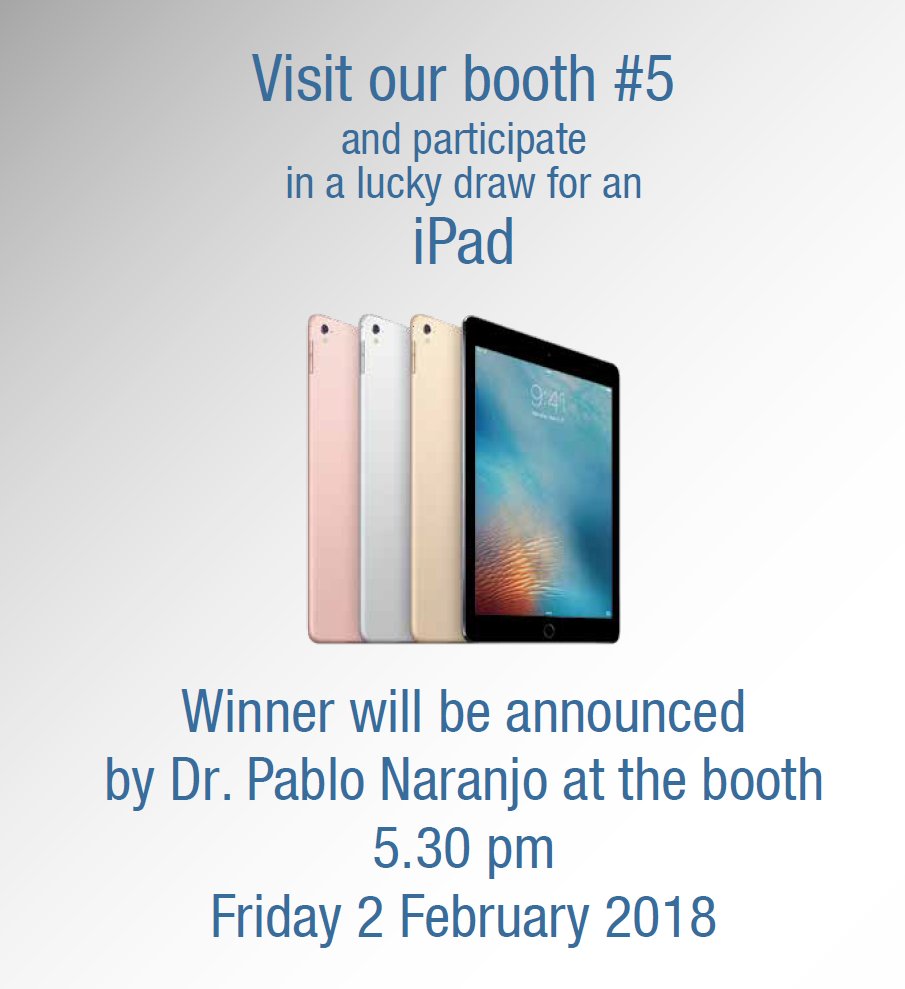 EllipseDK's tweet photo. Don't miss a chance, the winner to be announced today :) 
@imcascongress @drpablonaranjo #IMCAS2018 https://t.co/7lwWIOd1nz