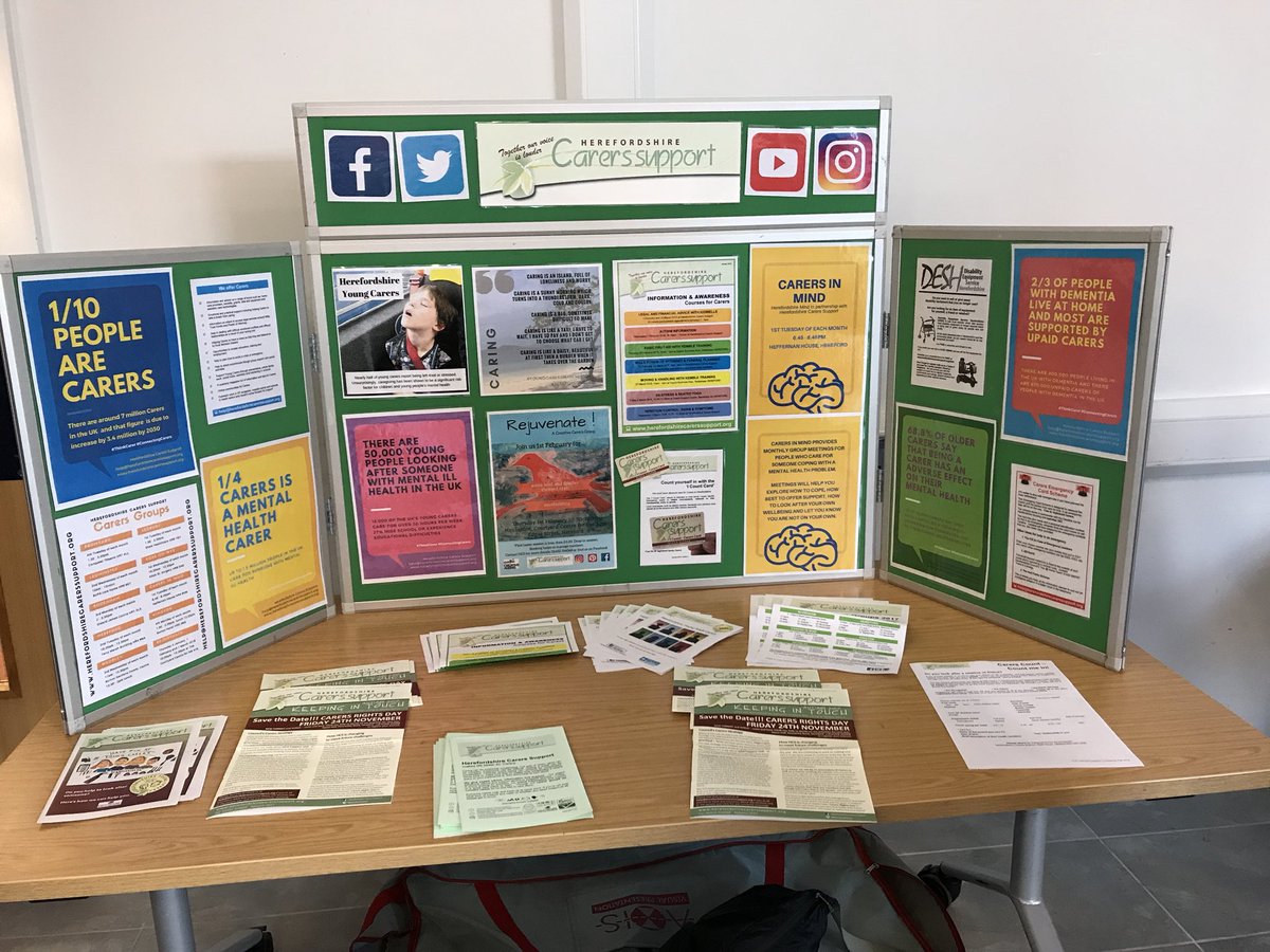 HerefordCarers's tweet photo. Trustee John and staff member Lauren are at #GardnerHall today for #HSAB Mental Capacity Act: The Voice of The Adult Conference #thinkcarer #connectcarers #supportingcarers https://t.co/FsfBIb6ENm