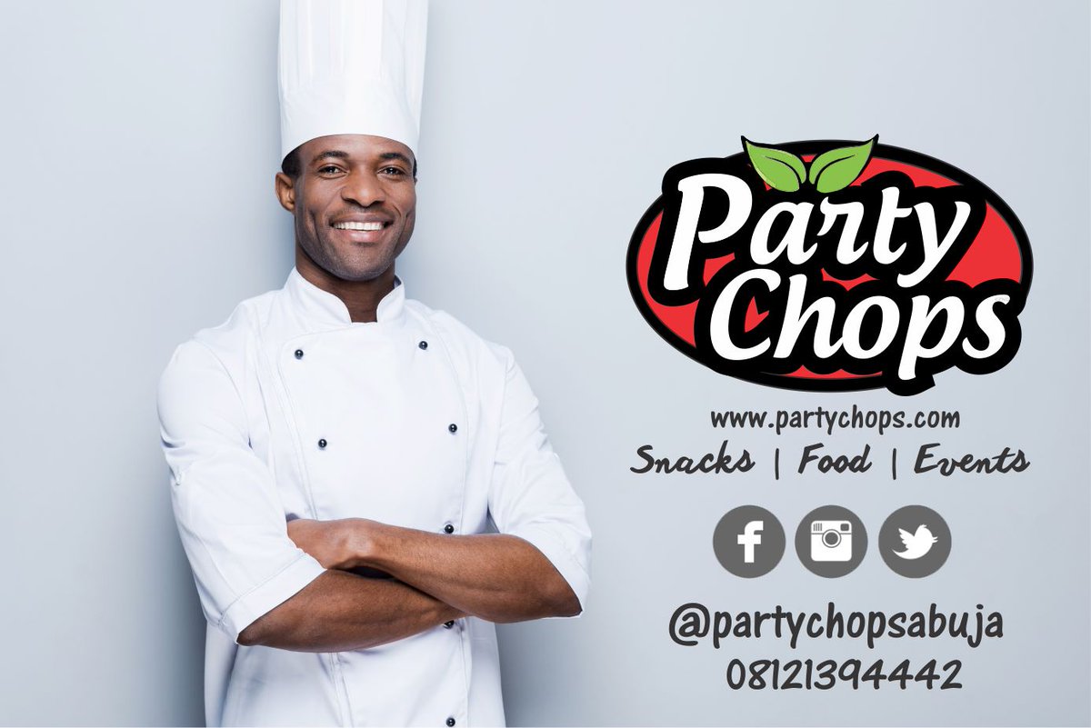 PartyChopsAbuja's tweet photo. We are Party Chops, your coolest partners when it comes to tasty #party #food. Follow them @PartyChopsAbuja https://t.co/2yfWOuYrNt
