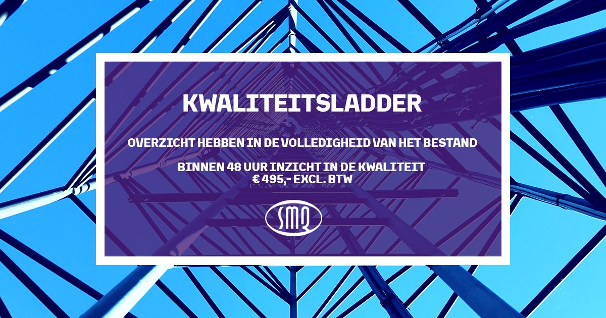 Overzicht hebben in de volledigheid van het bestand is essentieel. Voor  bijvoorbeeld de Waarderingskamer, accountantscontrole, voor uw eigen  inzicht, aansturing van uw team en de WOZ-tijdlijn. smq.nl/smq_verbindt/i…