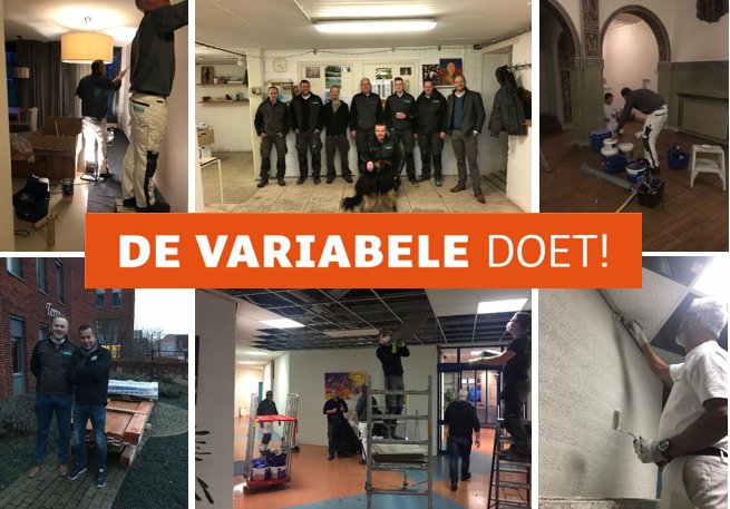 DeVariabele's tweet photo. We zijn begonnen met #DeVariabeleDoet! https://t.co/upwULwdWlq
