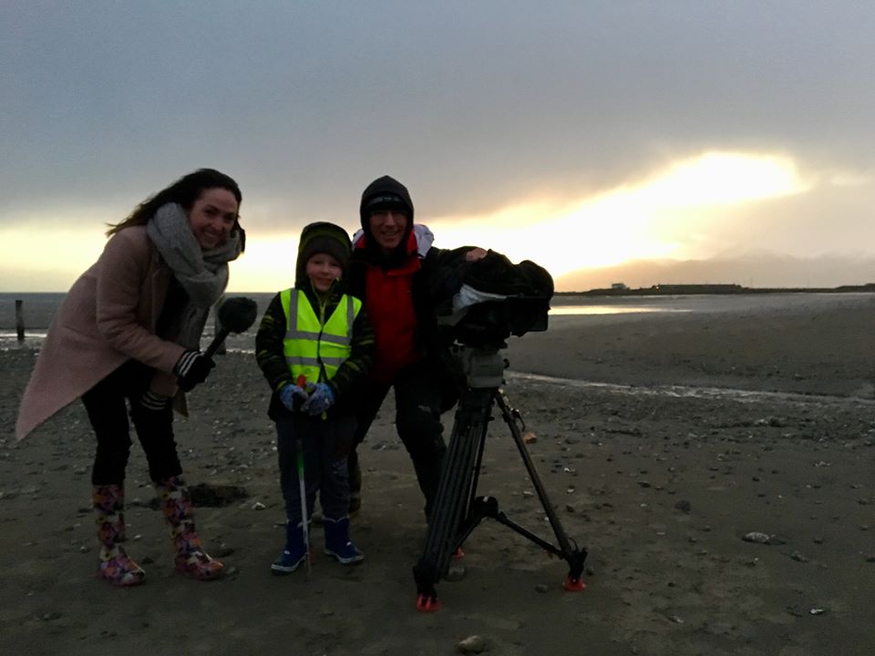 isupportlhlh's tweet photo. Some hot chocolate was needed after a chilly trip to Tyrella last night! Charlie resembled a mini David Attenborough as he was interviewed by @UTVNews 🐢 https://t.co/aUXdYb3qfR