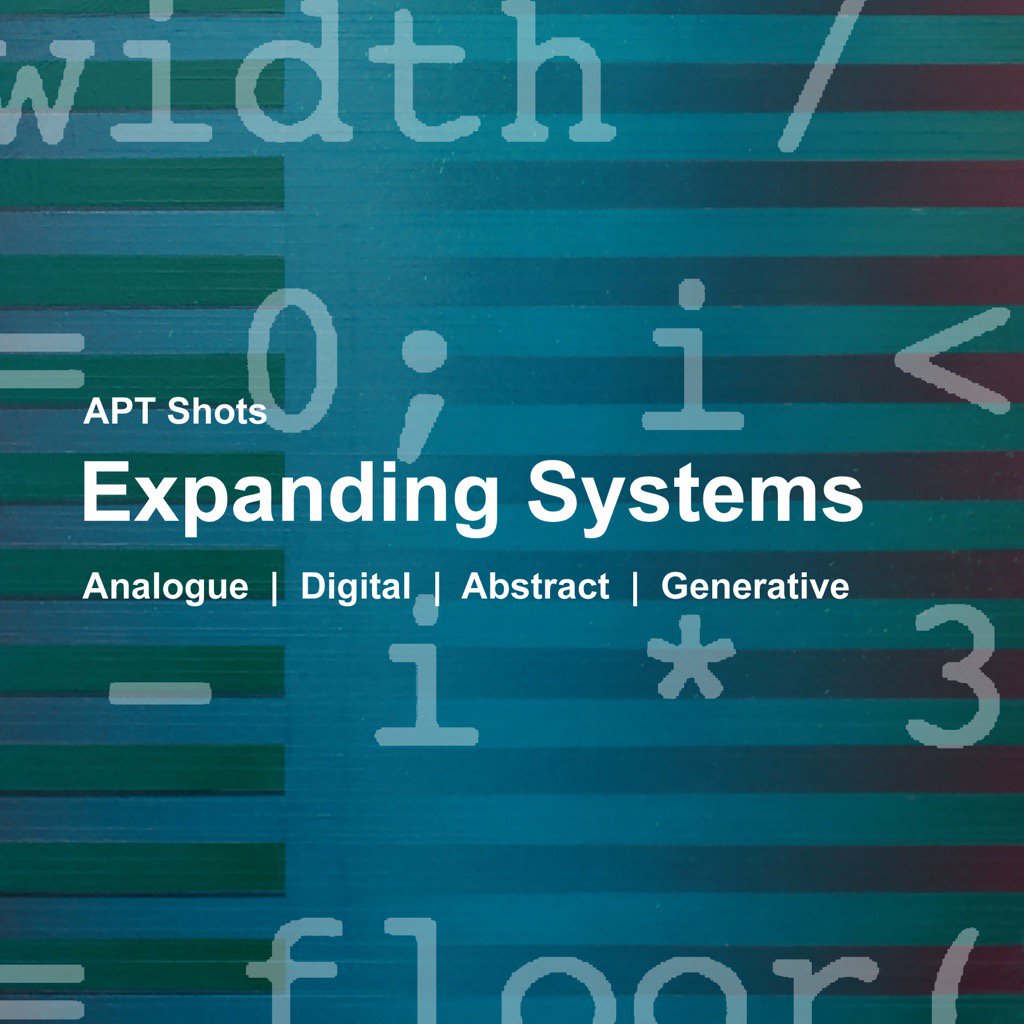 APTGallery's tweet photo. #ExpandingSystems open today 12-5 https://t.co/yPD7glWl0l