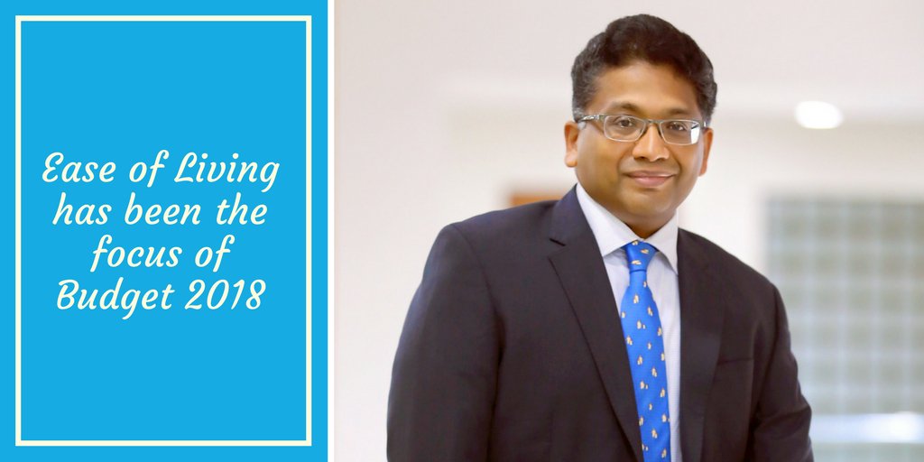 mutualfund_live's tweet photo. Ease of Living has been the focus of #UnionBudget2018 

https://t.co/dpYIa5Lt57

Read on to know view from Mr. @VetriSmv https://t.co/MpCmwUHAQf