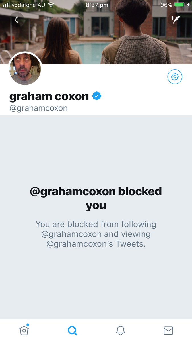 radlotte's tweet photo. i guess skye’s bday present was me getting blocked by graham coxon https://t.co/1gkoQ0UANf