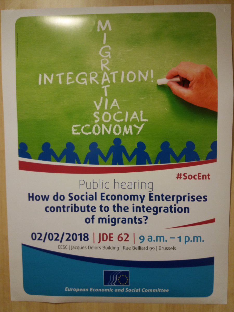 chrysogelos's tweet photo. Interesting public hearing in #Eesc "How do social economy enterprises contribute to the integration of #migrants #Refugees #SocEnt #ilo #cecop #eesc_socent We are participating #welcommon.gr @windofrenewal https://t.co/6R8edmopai