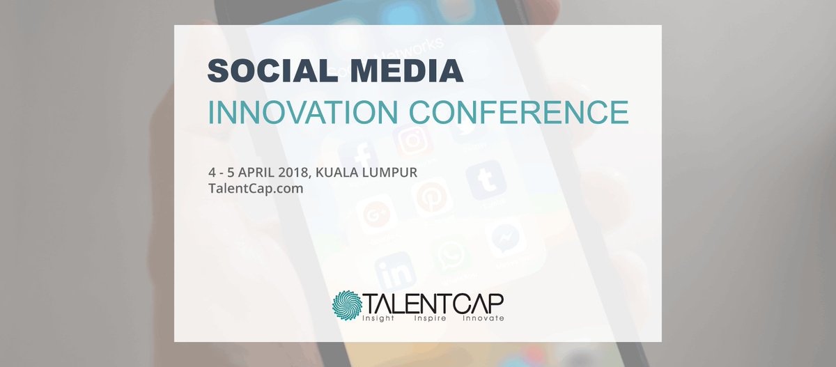DMICON17's tweet photo. With plenty of learning and networking opportunities, the Social Media Innovation Conference Kuala Lumpur is the perfect place to build a professional network, find business partners, and generate new growth ideas. https://t.co/oWmKviLhg1 https://t.co/JV4jeM9QCr