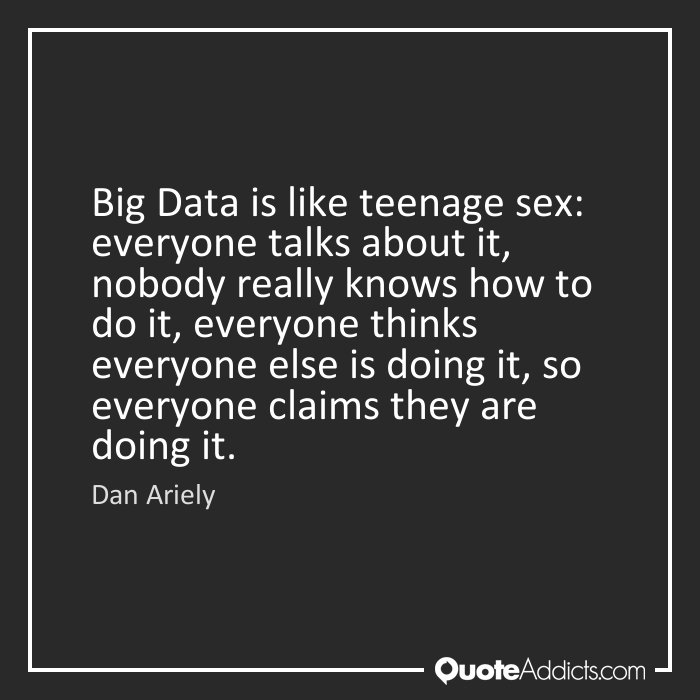 Bigdata Is Like Teen Sex Art Print By Jp