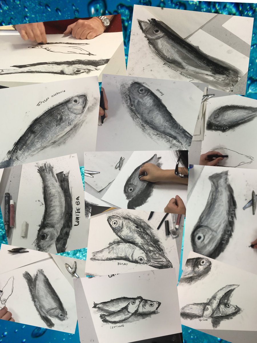 NewHallArtDept's tweet photo. Something very fishy is going on.... #art #BSiL #375th #fishonfriday https://t.co/XRSsDzwHOj