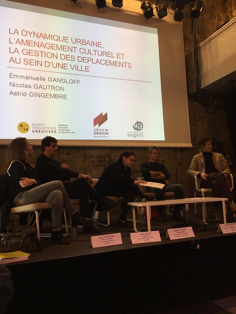 MarionMoussu's tweet photo. Table ronde de clôture du projet RFI « marche et création » #masterMDI @lecolededesign https://t.co/OoypXUQHLT