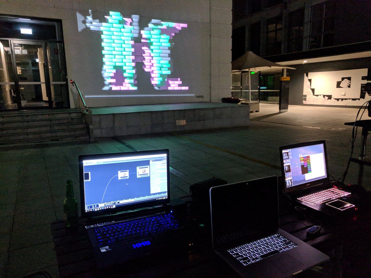 UNSW Touch Designer workshop party.