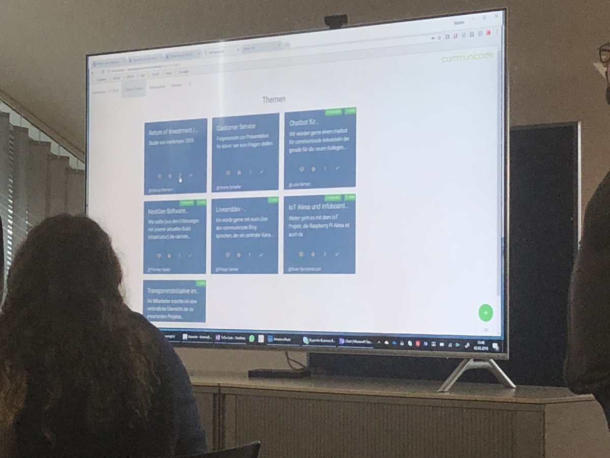 TKopatz's tweet photo. Es geht weiter mit der Präsentation #fredhopper #hybris #retail #integration, der #openspace #app mit #meteor und dem Voting der offenen Themen ... https://t.co/LVoltYS54T