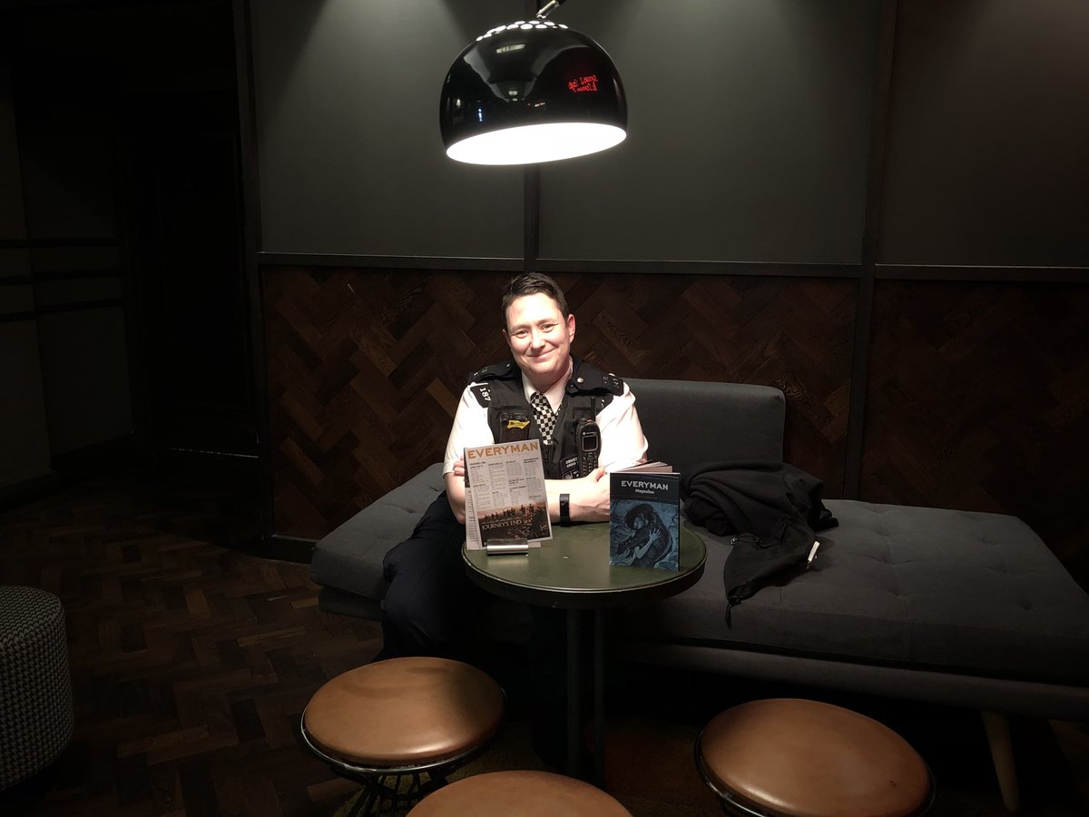 PcsharonPage's tweet photo. Come on everyone, we are here at @Everymancinema N10 as modelled by Anna, we have had our first visitor and would love some more. This will be one of Anna’s last #Communitycontacts as she has resigned from the organisation and will be leaving us next week #PCSharon https://t.co/jced3mwgAr