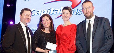 TCPAwards's tweet image. Congratulations to @CapitalOneUK for winning Best Achievement in TCF. Category ponsored by @VisaUK
