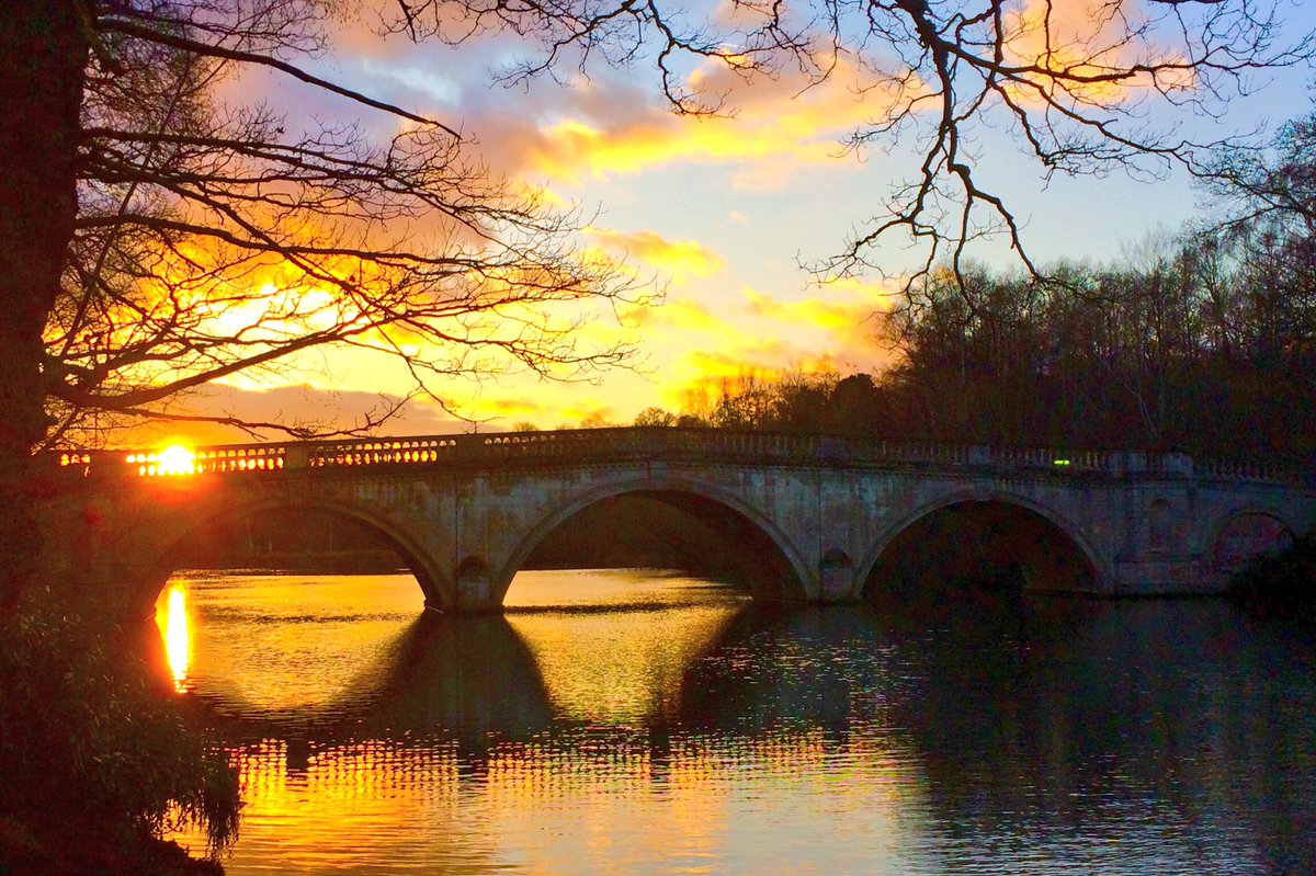 This beautiful sunset over Clumber Bridge was captured by <a href="/CatherineEsse/">Catherine Street</a>. Great photo!