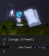 ADIOS_Game's tweet photo. I finally got to write this code. #DONTPANIC #gamedev #IndieGameDev #indiedev https://t.co/HA5k51IPz1