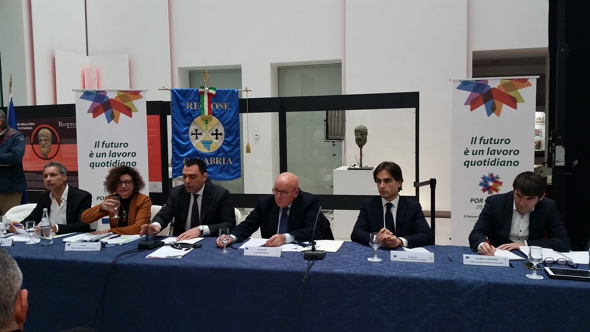 PorCalabria's tweet photo. Inizia il IV Comitato di Sorveglianza #PorCalabria 14/20 a @ReggioCal
@MusArcheoRC . #cds https://t.co/JMh6zDOwCf
