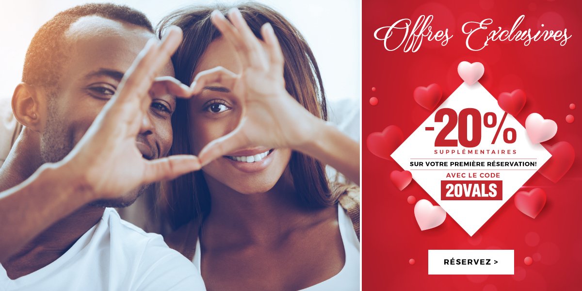 JumiaTravelCI's tweet photo. Hummm, ça sent l'amour par ici... 
On en profite ? #20VALS #StValentin2018
👉👉https://t.co/CFe4xF5R8s https://t.co/CMI1Pn2MdP